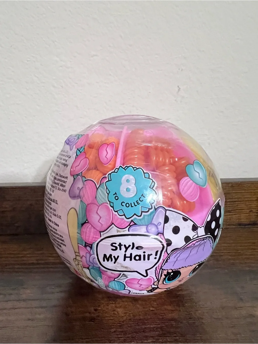 L.O.L. Surprise! Hair Beads Toy - Pink, Yellow & Orange